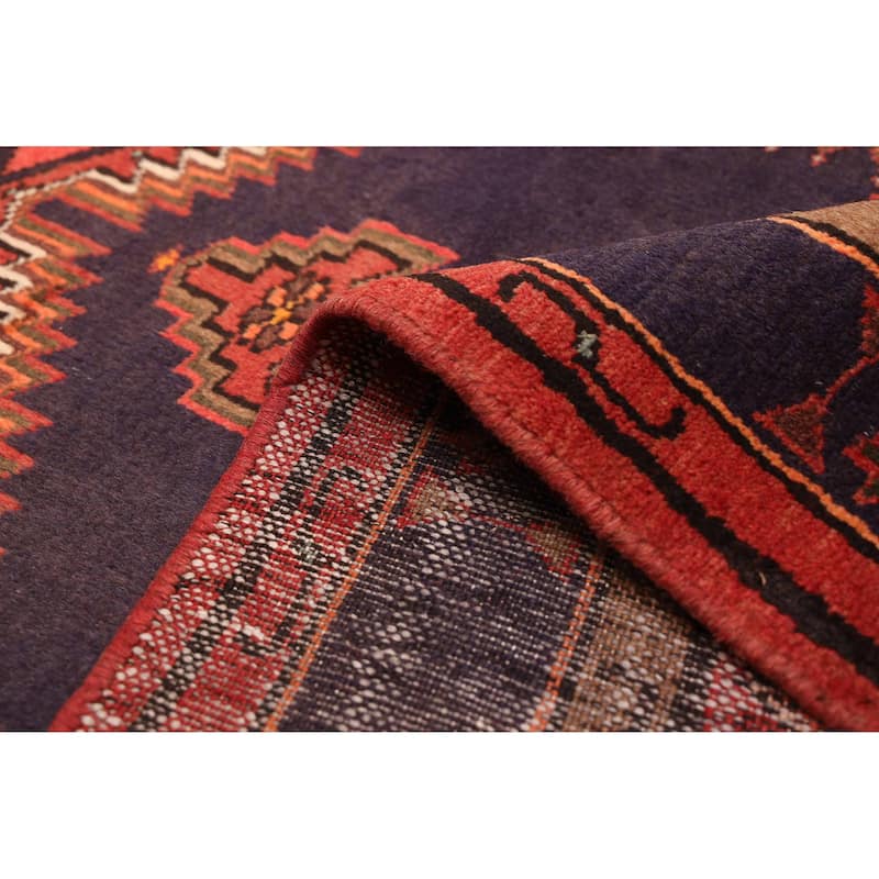 ECARPETGALLERY Hand-knotted Andelz Red Wool Rug - 3'3 x 4'9