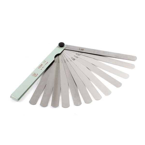 Metric Filler Thickness Measurement Tool Gap Feeler Gauge Bed Bath