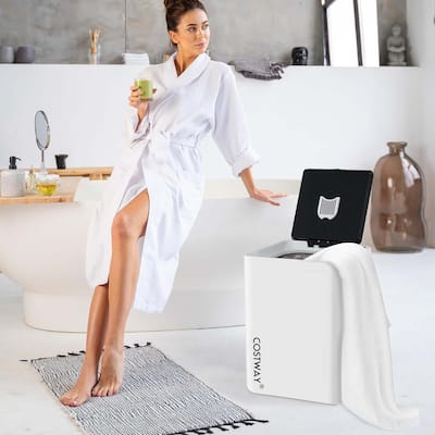 23L Towel Warmer Bucket Large Hot Towel Heater w/ Auto Shut Off - White