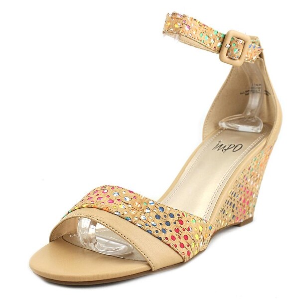 multi color wedge heels