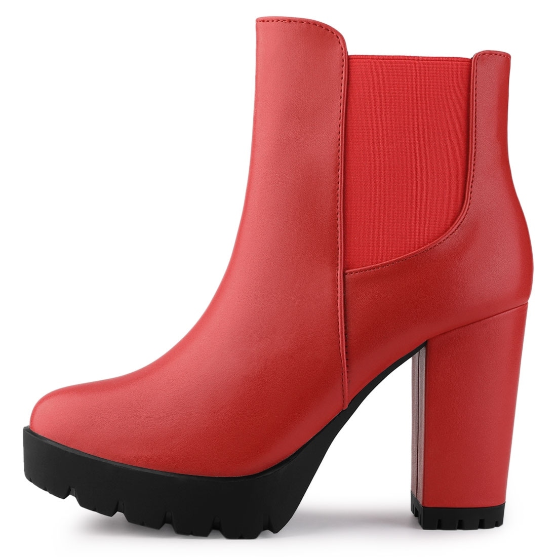 Details about  / Fur Trim Women Ankle Boots Warm Lined Buckle Low Heel Round Toe Pumps Plus Size