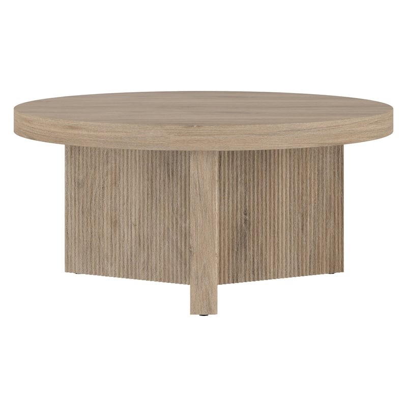 Holm 32" Wide Round Coffee Table