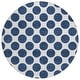 preview thumbnail 63 of 118, Machine Washable Indoor/ Outdoor Polka Dots Chantille Rug
