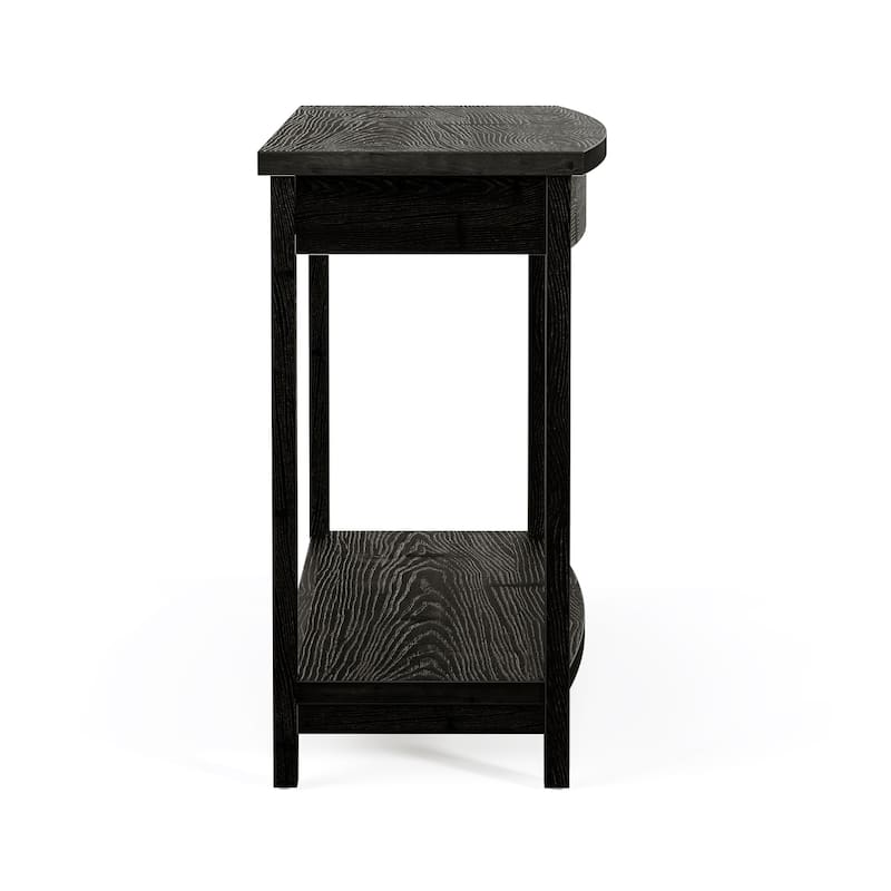 Solid Wood Console Table, 41.3" Entryway Table with Storage Shelf