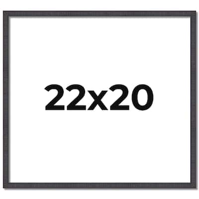 22x20 Frame Brown Solid Wood Picture Frame - Complete Modern Photo