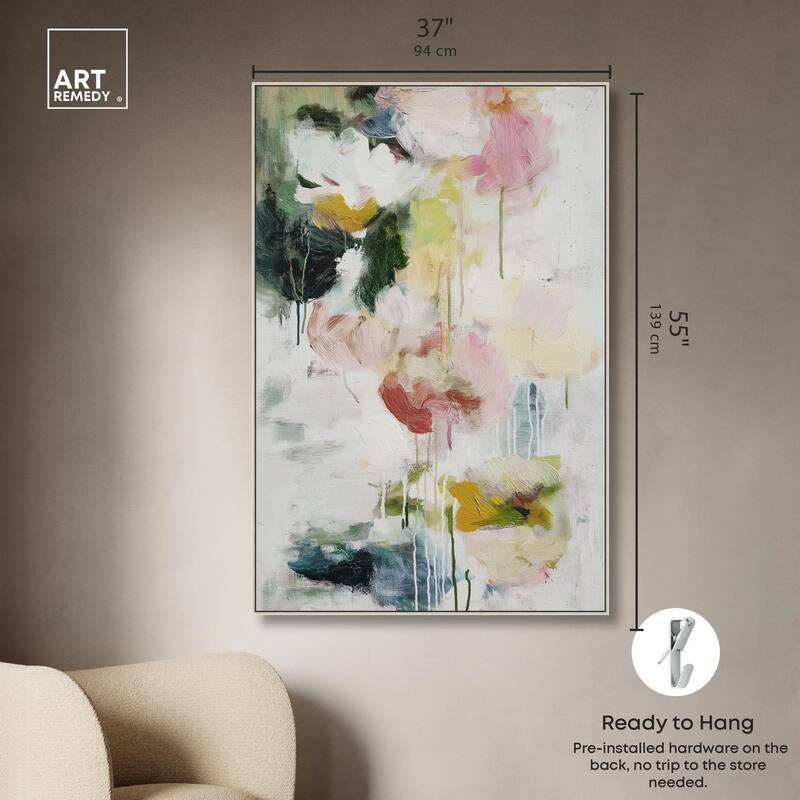 Dripping Colors III Canvas by Art Remedy