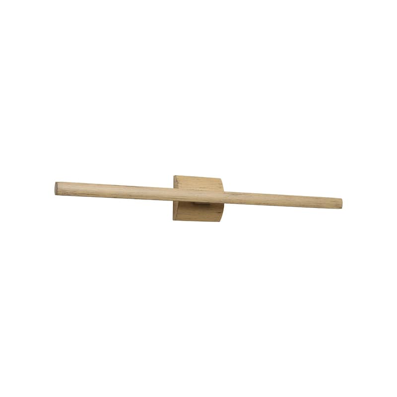 Golden Lighting 7365-28 Vireo 28" Wide Bath Bar - Walnut