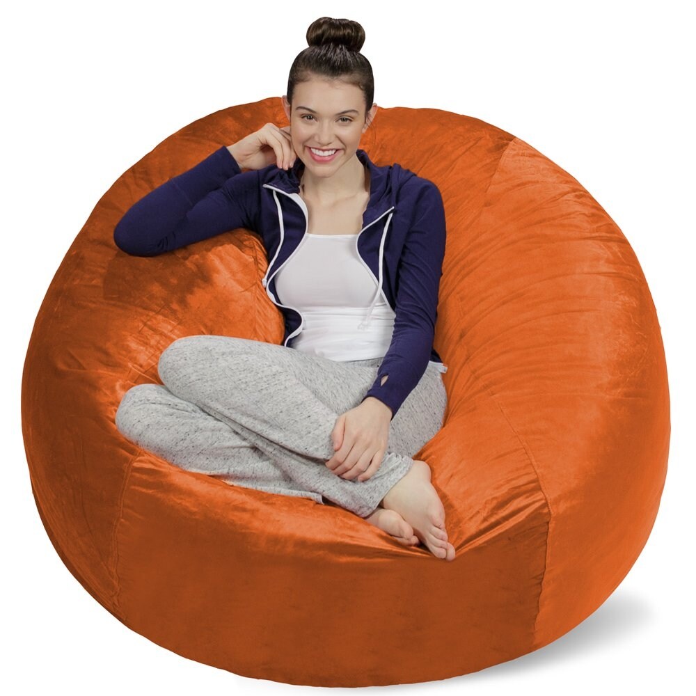 Bean Bag Chair Memory Foam Lounger with Microsuede Cover Kids