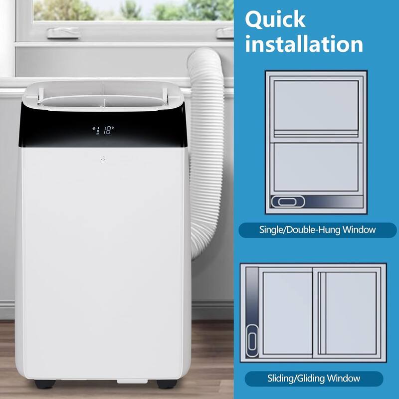 Portable Air Conditioner, 14000 BTU, Cooling To 750 Sq.Ft