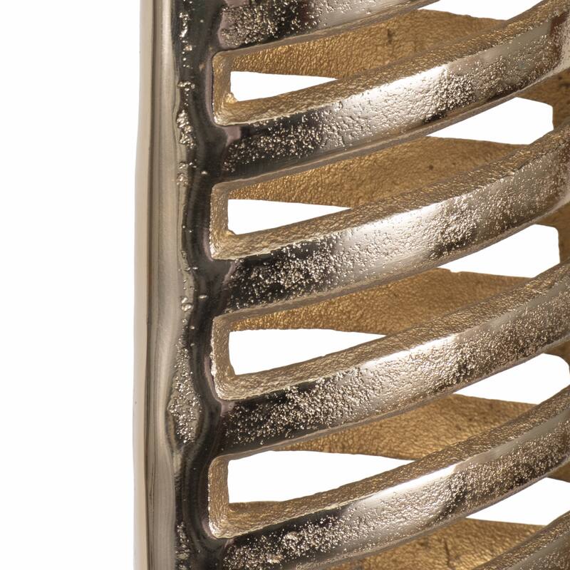 Sagebrook Home Elegant Floor Vase in Gold - Decorative Tall Vase for Posh Interiors, Aluminum, Home Decor Essentials