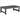 Signature Design by Ashley Amora Outdoor Poly All Weather Coffee Table - 48" W x 23.5" D x 16.7" H