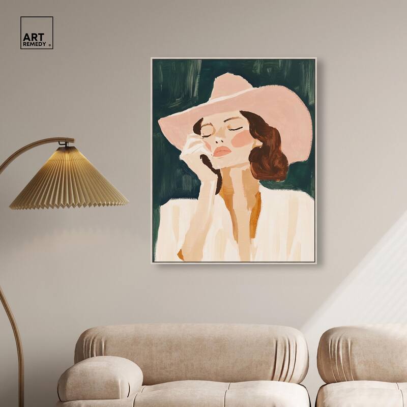 Sun Hat Canvas by Art Remedy