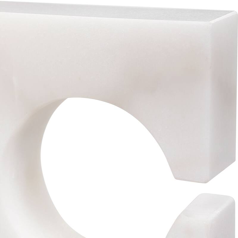 Uttermost Clarin White and Grey Bookends (Set of 2)