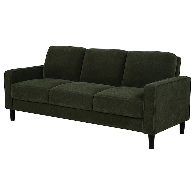 Ruth 77-inch Fabric Upholstered Track Arm Sofa