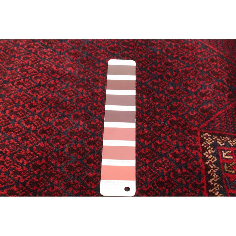 ECARPETGALLERY Hand-knotted Teimani Dark Brown Wool Rug - 3'2 x 4'7