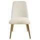 preview thumbnail 1 of 6, Uttermost Vantage Off White Fabric Dining Chair - 20.5"W x 35"H x 26"D