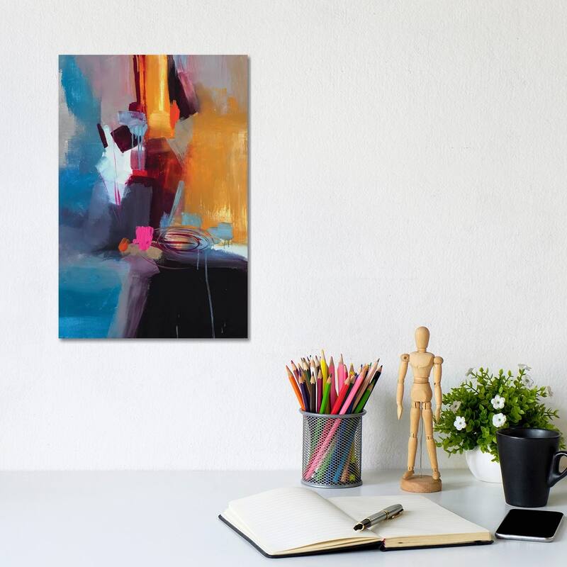 iCanvas "Jazzy Abstract VII" by Jane M. Robinson Canvas Print - 12x8x0.75
