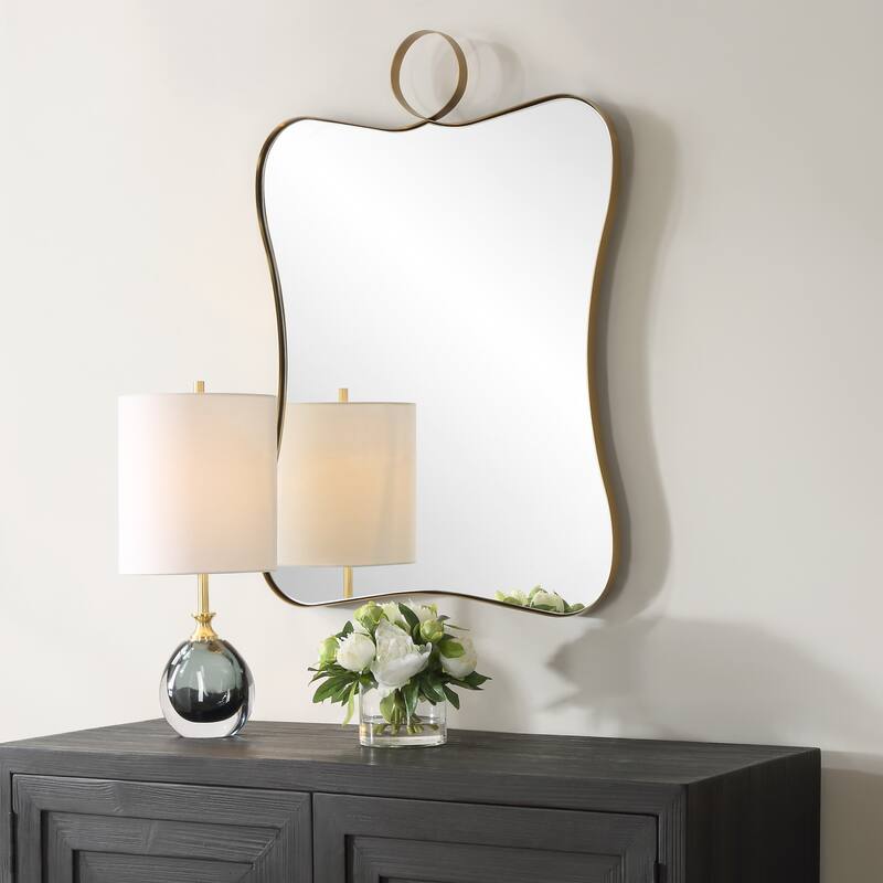 Uttermost 09974 Talia 24" W x 33" H Specialty Framed Bathroom Mirror