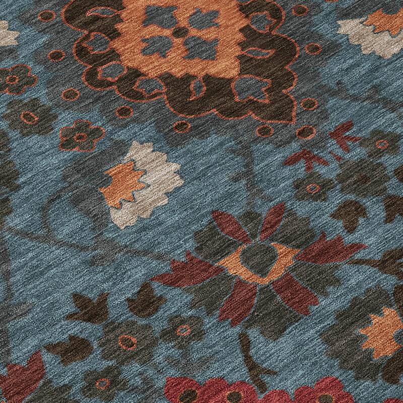 HomeRoots Oriental Traditional Rectangle Outdoor Rug