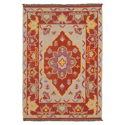 Ankara FW Red Kilim 5'7" x 8'2" - 5'7 x 8'2