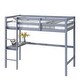 preview thumbnail 6 of 8, Elegant Twin Size Loft Bed with Built-In Ladder
