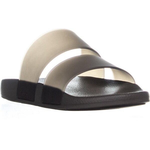 pewter slide sandals