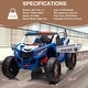 preview thumbnail 19 of 25, Two Seater 24V Kids Ride on UTV Car