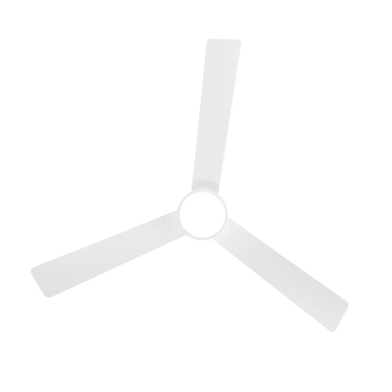 52-In LED Black/White/Gold Ceiling Fan with Light and Remote Control