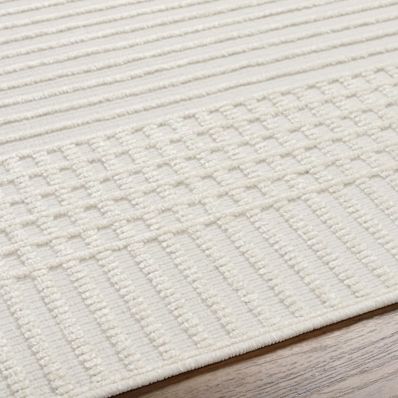 Livabliss Lyna Art Deco Checkered Washable Area Rug