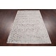 preview thumbnail 6 of 5, Modern Wool/ Silk Geometric Trellis Oriental Area Rug Hand-Tufted - 4'0" x 6'0"