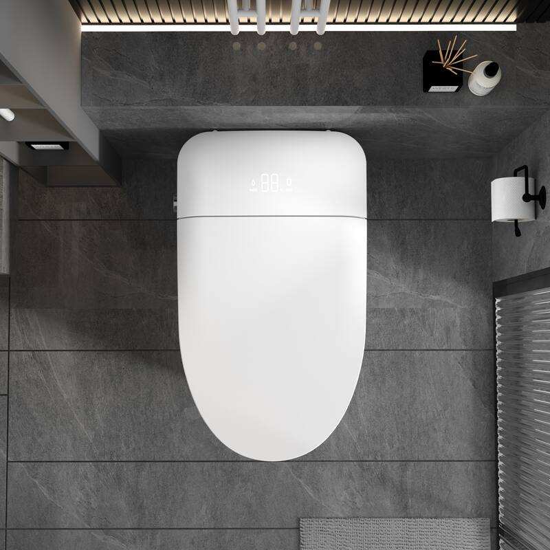 Smart Toilet with Auto-Open Lid