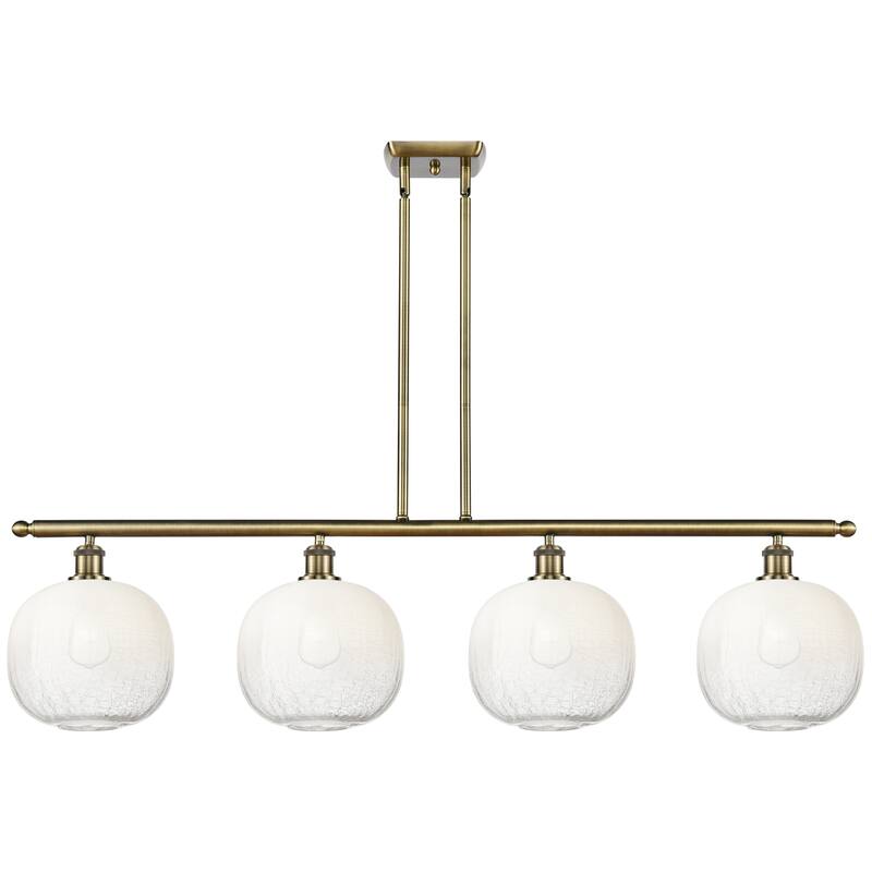 Innovations Lighting Endless Possibilities Ballston - Brookhaven Sphere - 4 Light 49" Stem Hung Island Light