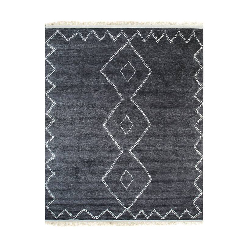 Charcoal Moroccan Contemporary Berber Moroccan Area Rug, Stylish and Durable Rug for Enhancing the Comfort and Aesthet