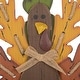 preview thumbnail 45 of 53, Glitzhome Thanksgiving Wooden Turkey Table Decor Wall Hanging Signs