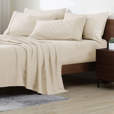 Swift Home Premium Ultra Soft Microfiber 6-Piece Sheet Set with Extra Pillowcases