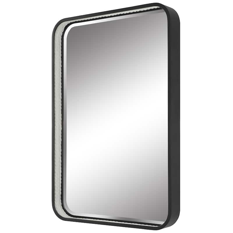 Uttermost Santa Cruz Inner White Rope Mirror - 25"W X 36"H X 3"D