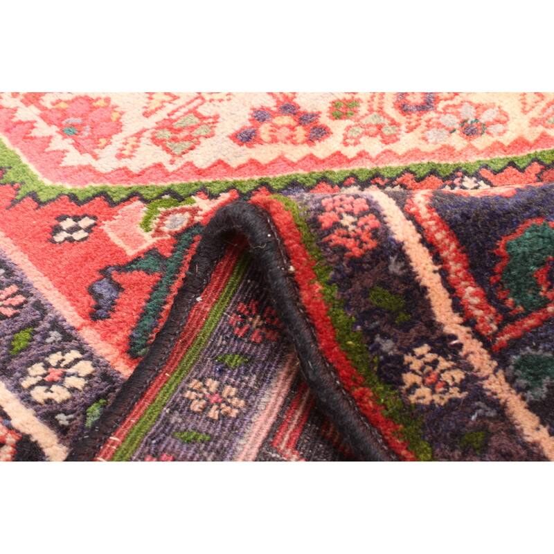 ECARPETGALLERY Hand-knotted Andelz Red Wool Rug - 4'4 x 7'10