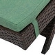 preview thumbnail 106 of 187, Salem Outdoor Wicker Adjustable Chaise Lounge with Cushion by Christopher Knight Home
