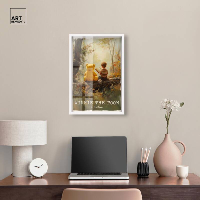 Classic Winnie the Pooh Shadowbox by Art Remedy