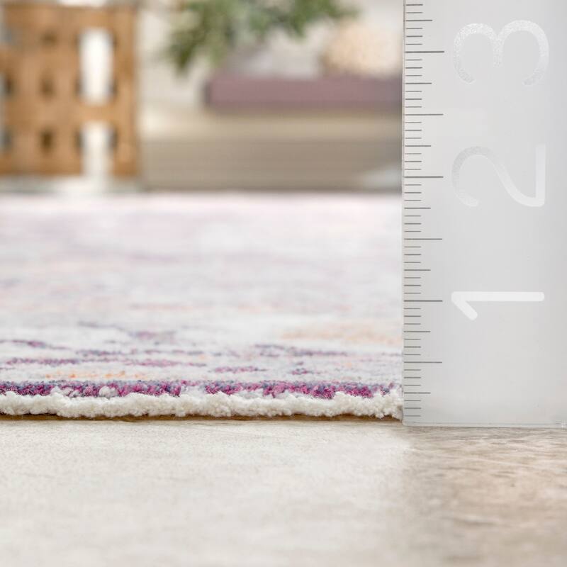 Nuloom Sky Blue Indie Fringe Area Rug