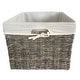 preview thumbnail 4 of 6, Handwoven Large Woven Maize Rectangular Storage Baskets (Set of 2)
