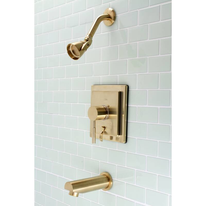 Kingston Brass Concord Tub and Shower Trim Package with 1.8 GPM Single