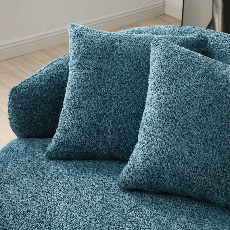 3-Seater Modern Contemporary Upholstered Fabric Sofa for Living Room