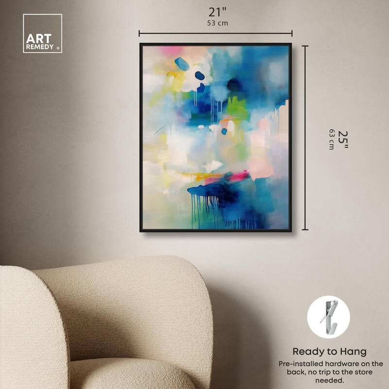 Prismatic Weeps Color I Canvas by Art Remedy