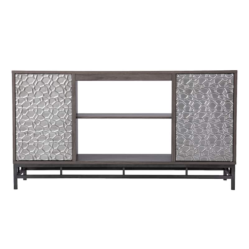SEI Furniture Hollesborne Two-Door Media TV Stand for TV's up to 50"