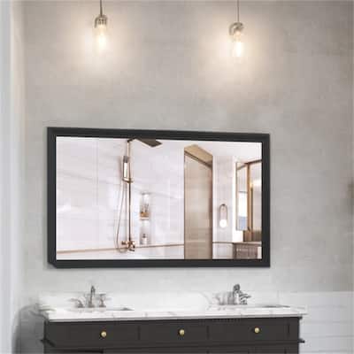 60" x 36" Oversized Rectangle Bathroom Wall Mirror with Aluminum Frame