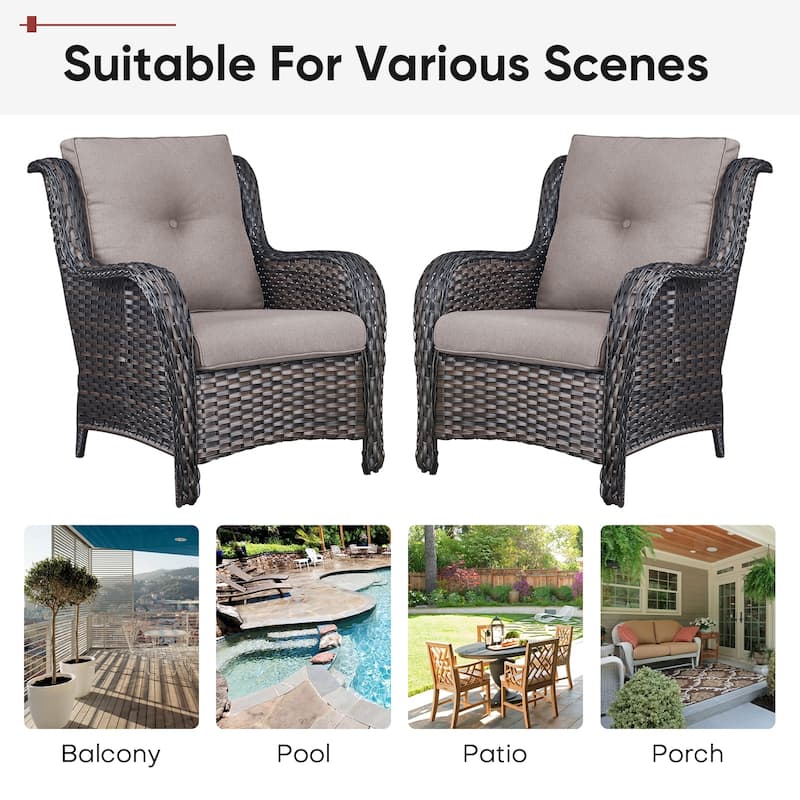 Gymojoy Pillow and Cushion Set Deep Seat Indoor/Outdoor - 25" x 22" x 4"