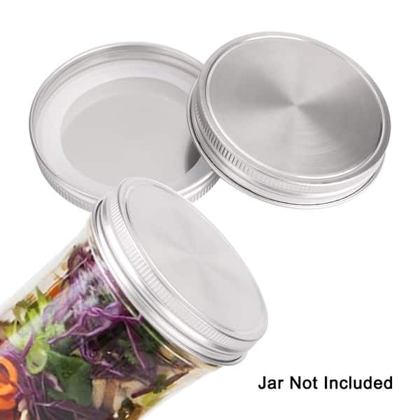 Shop Stainless Steel Wide Mouth Mason Jar Lids For Mason Canning