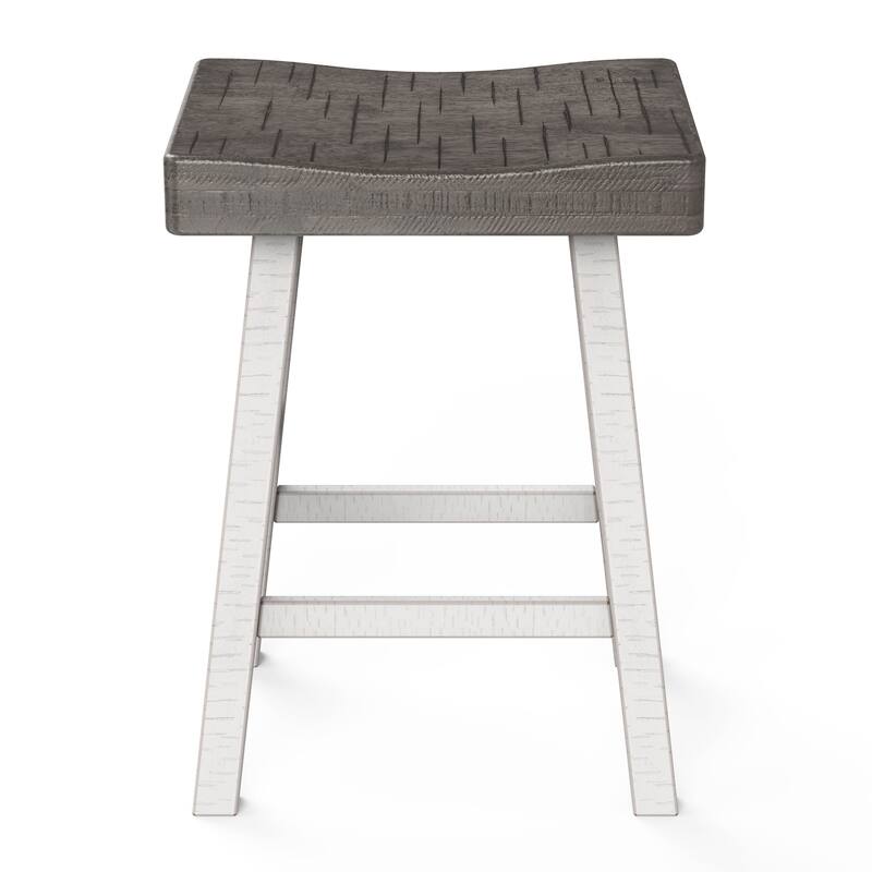 Solid Wood Modern Midnight Bar Stool Set of 2