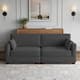 Option Grey-Loveseat Sofa